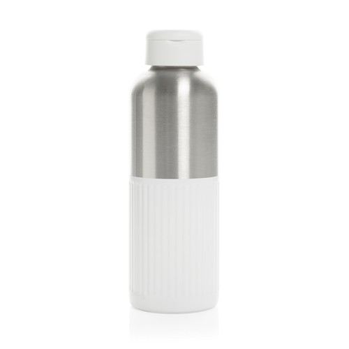 white Botella de agua antigoteo Ripple RCS R-steel con asa 750 ml