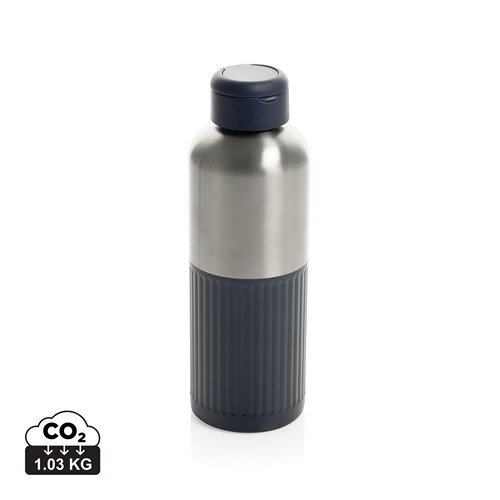 BOTELLA DE AGUA ANTIGOTEO RIPPLE RCS R-STEEL CON ASA 750 ML