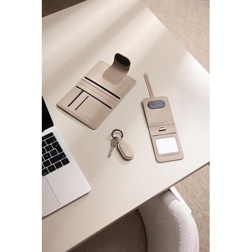 tiza gris Funda pasaporte VINGA Baltimore RCS con buscador doble