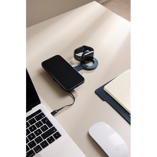 Cargador inalámbrico 2 en 1 VINGA Baltimore RCS 15W