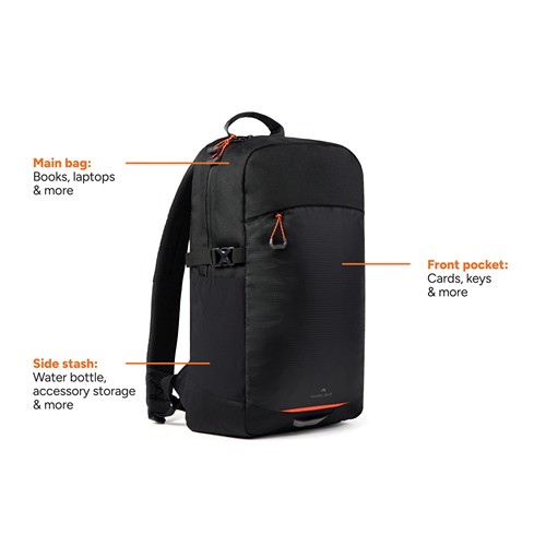 black Mochila Nordic Drift Trail RCS de 16L