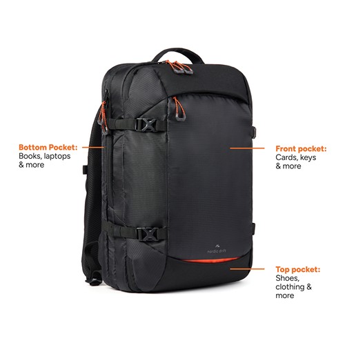Mochila de viaje Nordic Drift RCS de 25L