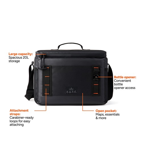 black Bolsa térmica impermeable Nordic Drift Storm RCS 20L