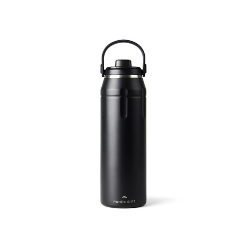 black Botella deportiva térmica Nordic Drift RCS Trail 940 ml
