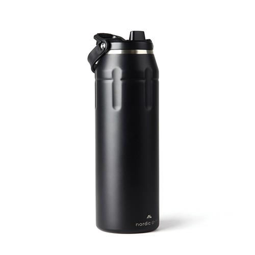 black Botella deportiva térmica Nordic Drift RCS Trail 940 ml