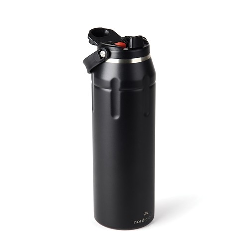 black Botella deportiva térmica Nordic Drift RCS Trail 940 ml