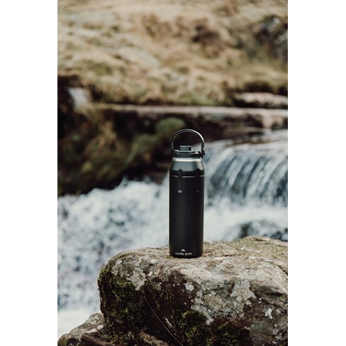 black Botella deportiva térmica Nordic Drift RCS Trail 940 ml