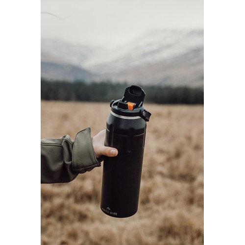 black Botella deportiva térmica Nordic Drift RCS Trail 940 ml