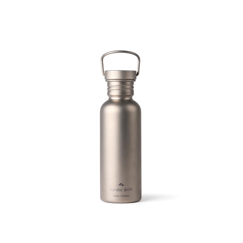 Bouteille d'eau 600ml ultra légère titane Nordic Drift Trail - 2