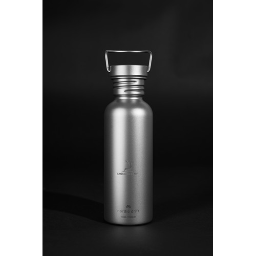 Bouteille d'eau 600ml ultra légère titane Nordic Drift Trail - 10