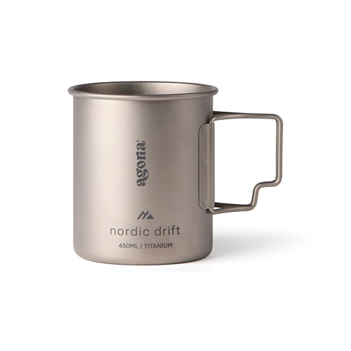Vaso Nordic Drift Trail Ultra Light de titanio de 450 ml