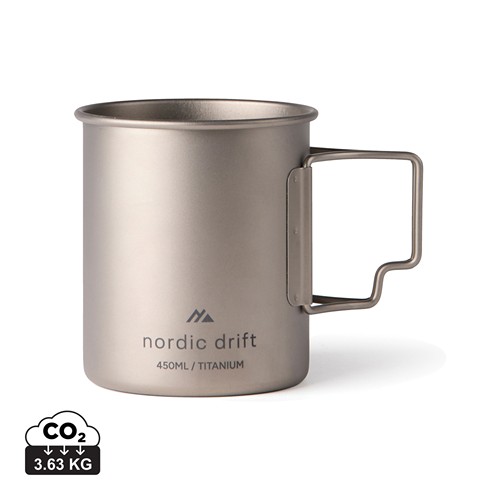 Vaso Nordic Drift Trail Ultra Light de titanio de 450 ml