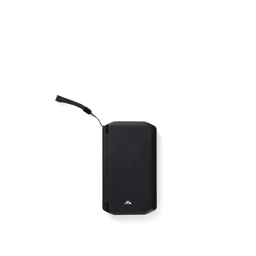 black Powerbank solar 10.000 mAh Nordic Drift Titan con 3 paneles