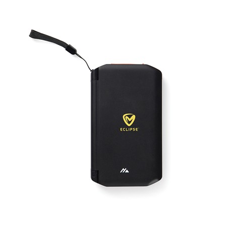 black Powerbank solar 10.000 mAh Nordic Drift Titan con 3 paneles