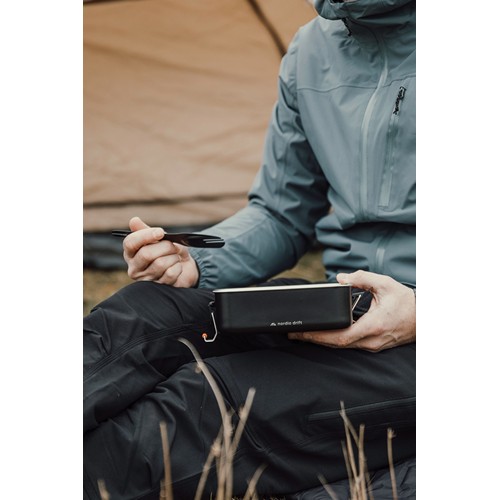 black Cubiertos para exteriores Nordic Drift Trail 4 en 1