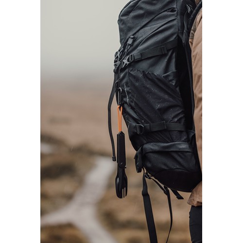 black Cubiertos para exteriores Nordic Drift Trail 4 en 1