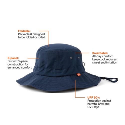 azul marino Gorro Nordic Drift RCS Horizon UPF 50+