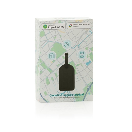 Etiqueta equipaje Globefind Dual RCS localización mundial