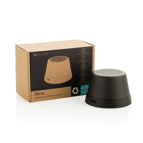 Altavoz magnético 5W de aluminio reciclado Nivio RCS