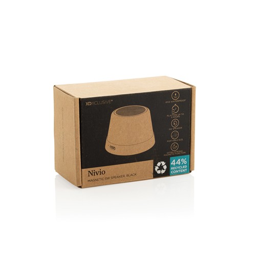 Altavoz magnético 5W de aluminio reciclado Nivio RCS