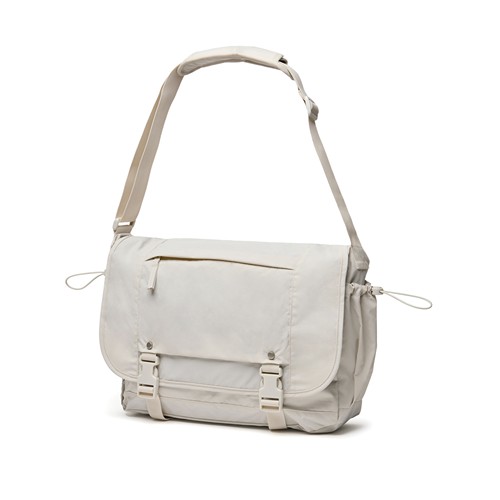 beis Bolsa bandolera KENTO URBAN RCS nailon reciclado 15,6