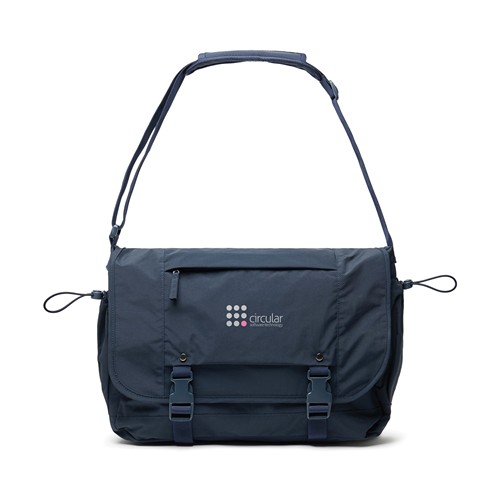 azul marino Bolsa bandolera KENTO URBAN RCS nailon reciclado 15,6