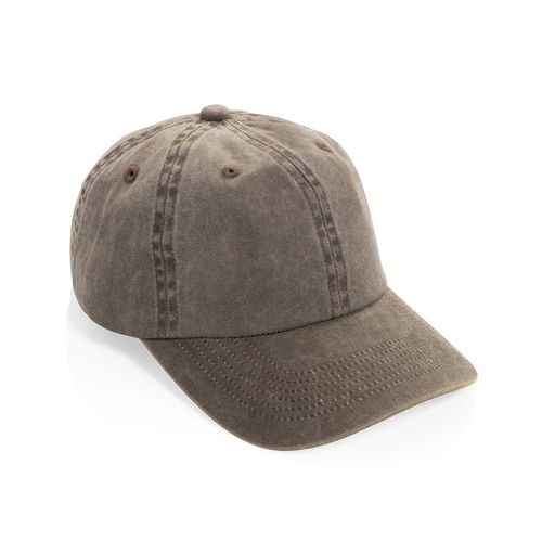 marrón Gorra BEAU AWARE™ de sarga de algodón 6 paneles y 270 g/m.
