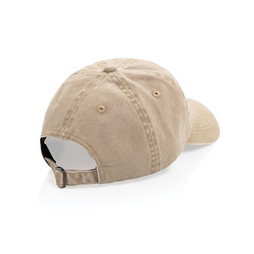 beis Gorra BEAU AWARE™ de sarga de algodón 6 paneles y 270 g/m.