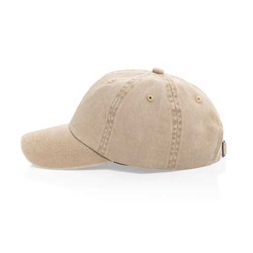 beis Gorra BEAU AWARE™ de sarga de algodón 6 paneles y 270 g/m.