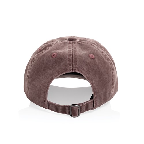 marrón oscuro vintage Gorra BEAU AWARE™ de sarga de algodón 6 paneles y 270 g/m.