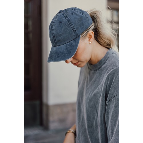 azul marino Gorra BEAU AWARE™ de sarga de algodón 6 paneles y 270 g/m.