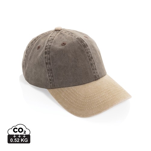 marrón Gorra algodón bicolor 270 g/m² con 6 paneles BEAU AWARE™