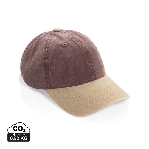 Gorra algodón bicolor 270 g/m² con 6 paneles BEAU AWARE™