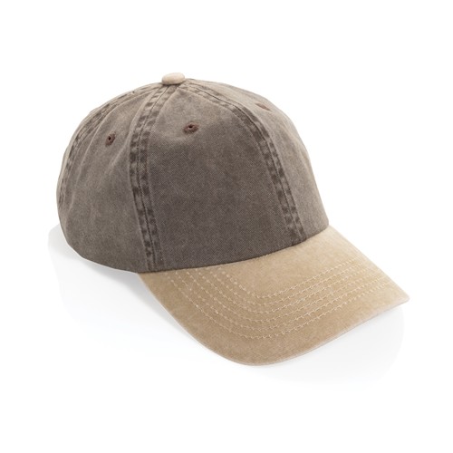 marrón Gorra algodón bicolor 270 g/m² con 6 paneles BEAU AWARE™
