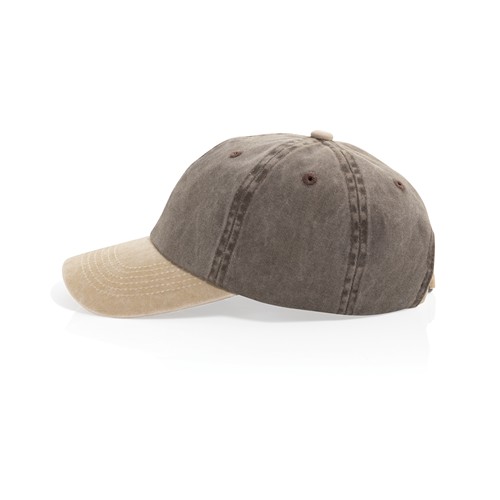 marrón Gorra algodón bicolor 270 g/m² con 6 paneles BEAU AWARE™