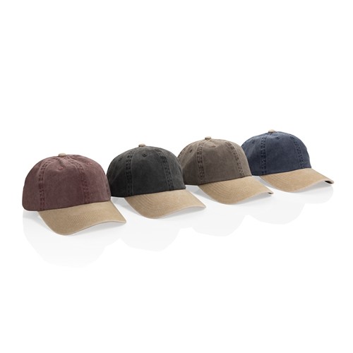 marrón Gorra algodón bicolor 270 g/m² con 6 paneles BEAU AWARE™