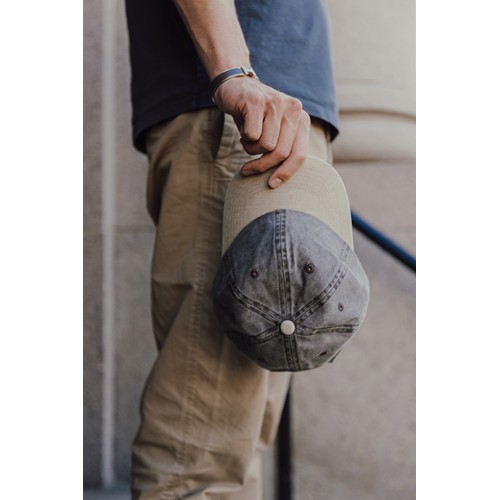 marrón Gorra algodón bicolor 270 g/m² con 6 paneles BEAU AWARE™