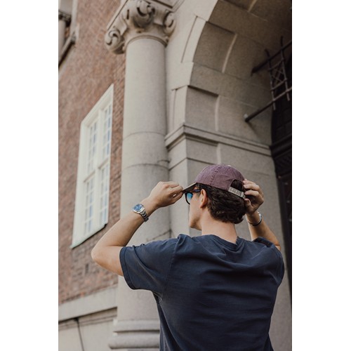 marrón oscuro vintage Gorra algodón bicolor 270 g/m² con 6 paneles BEAU AWARE™