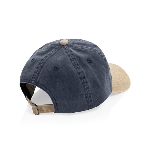 azul marino Gorra algodón bicolor 270 g/m² con 6 paneles BEAU AWARE™