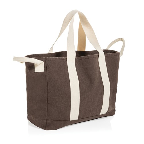 marrón Bolsa playa BEAU AWARE™ lona reciclada 400 g/m² asa lateral