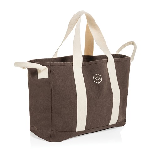 marrón Bolsa playa BEAU AWARE™ lona reciclada 400 g/m² asa lateral