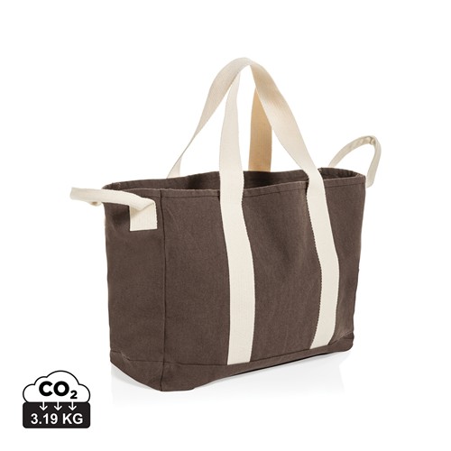 marrón Bolsa playa BEAU AWARE™ lona reciclada 400 g/m² asa lateral