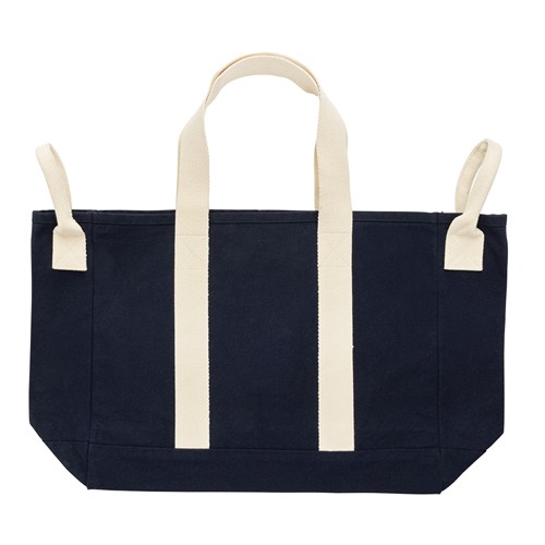 azul marino Bolsa playa BEAU AWARE™ lona reciclada 400 g/m² asa lateral