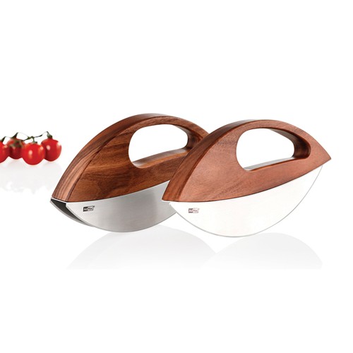 marrón Cuchillo de cocina y cortador de pizza Universal AdHoc Wave