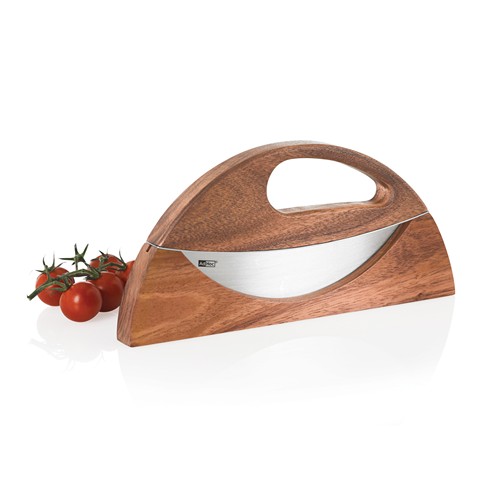 marrón Cuchillo de cocina y cortador de pizza Universal AdHoc Wave