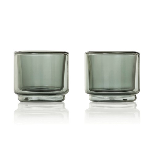 transparente 2 tazas Espresso AdHoc Impact de 45 ml