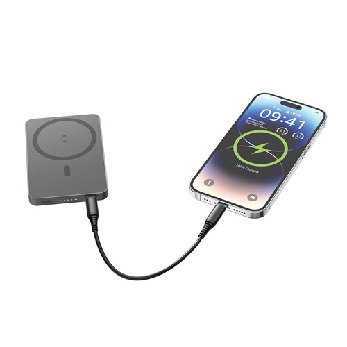 Powerbank magnétique 5000 mAh et 15W Urban Vitamin Marin - 7