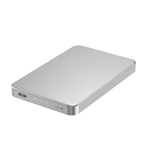 plateado Batería inalámbrica magnética Urban Vitamin Marin 5000 mAh