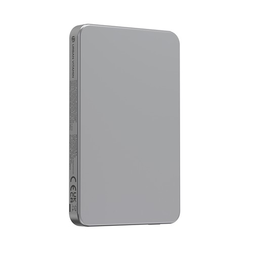 plateado Batería inalámbrica magnética Urban Vitamin Marin 5000 mAh