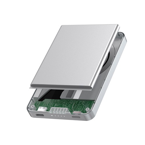 plateado Batería inalámbrica magnética Urban Vitamin Marin 5000 mAh
